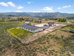 View of rural area featuring a mountain backdrop