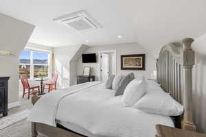 A second primary suite includes a private lockout entrance from the garage.