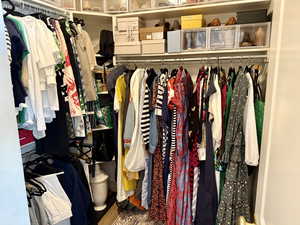 Master walk in closet