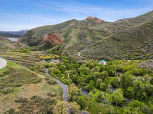 View of mountain backdrop
