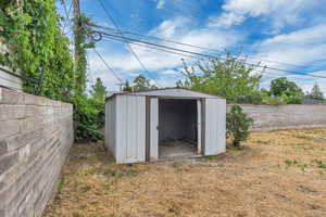View of shed