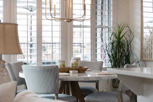 View of dining area