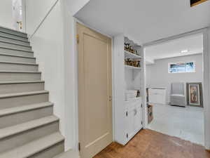 View of stairs