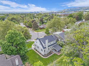 Aerial view of property and surrounding area