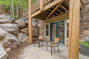 View of patio