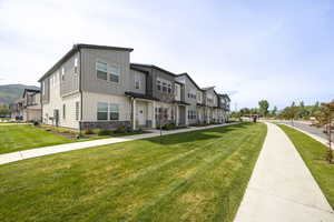 Front of home with lawn