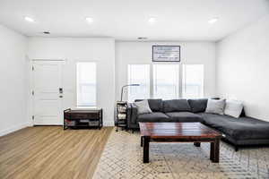 Front Entry and Living Room