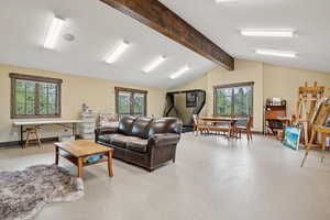 Over 1000 sq ft of Flex Space for artist studio, home business start up, au pair apartment, or second family room area