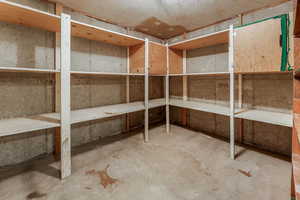 View of storage area
