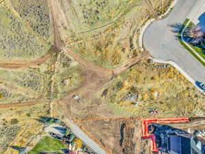 View of property location with property boundaries highlighted