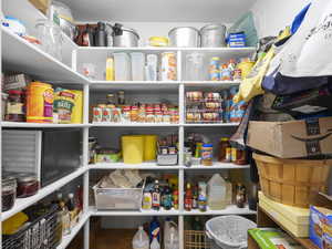 View of storage area
