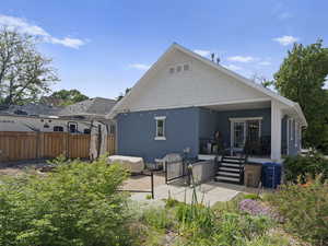 Rear view of house