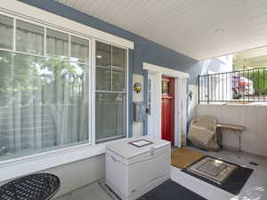 Front entry to downstairs unit.