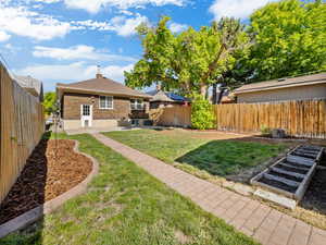 View of yard featuring a patio area