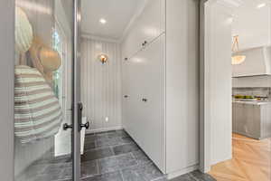 Mud Room at the back of home off of the Kitchen