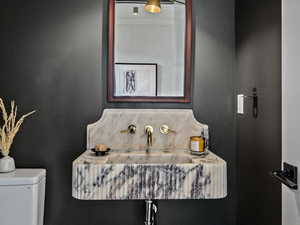 1/2 Bath on Main