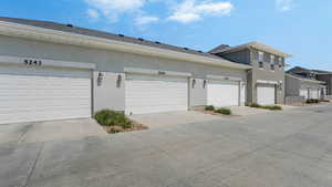 View of property exterior featuring stucco siding