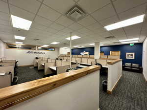 Open bullpen area