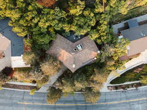 Aerial view of property's location