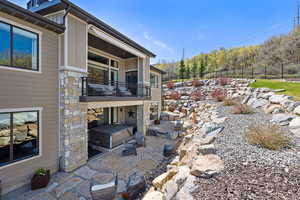 View of patio / terrace featuring a balcony