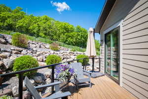 View of deck