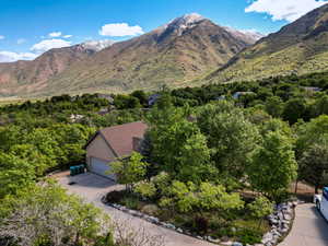 View of mountain background