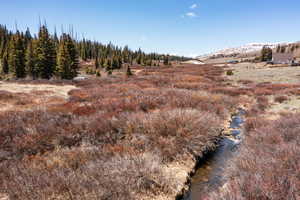 View of nature featuring a mountain backdrop