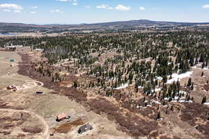 Aerial view of property's location