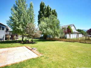 View of yard featuring a patio area