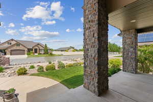 View of patio featuring a residential view