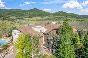 View of mountain backdrop