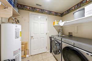 Convenient garage access through the laundry room makes unloading groceries quick and easy.
