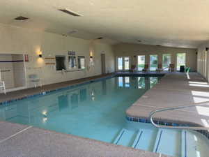 View of indoor community pool