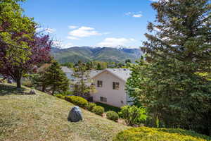 View of mountain backdrop