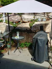 View of patio / terrace with a grill