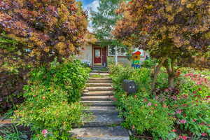 View of front of property: Reminiscent of the 18th c. English Cottage Gardens