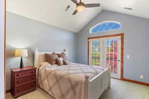 Large Bedroom with ceiling fan