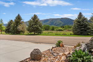 View of mountain backdrop
