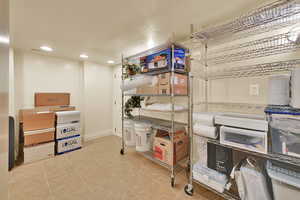 View of storage room