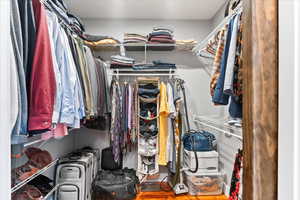 View of spacious closet