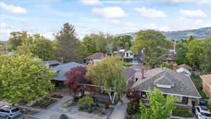 View from above of property