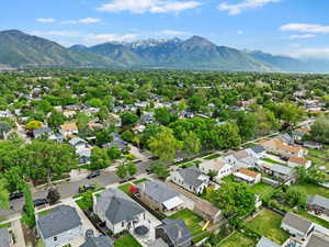Aerial view facing southeast