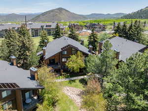 Mountain view featuring nearby suburban area