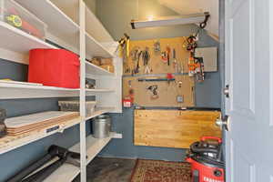 View of storage area