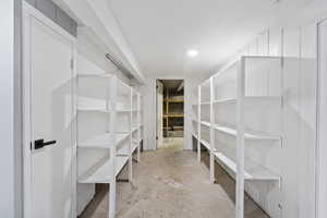 View of storage area