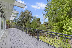 View of deck