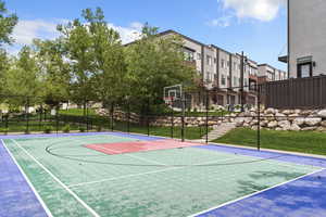 View of sport court with community basketball court