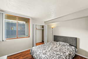 Spacious Bedroom with large entry closet  with plenty  of storage, East facing large window