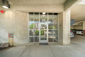 View of property entrance to Secured Lobby