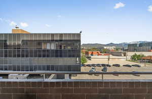 Balcony faces east ideal for work from home outdoor space